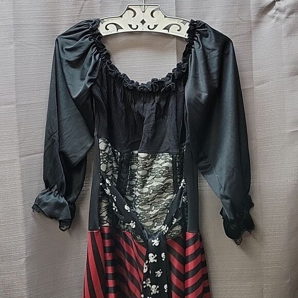 Rubies Pirate of the Seven Seas Pirate Wench Womens Costume Halloween Sz Large - Picture 3 of 9